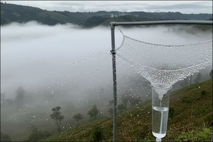Fog harvesting